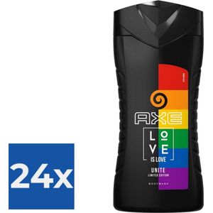 Axe Unite Love is Love Bodywash 250ML - Voordeelverpakking 24 stuks