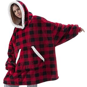 Oversized Hoodie Deken met Zakken voor de Winter - Super Zacht en Comfortabel