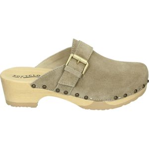 Softclox S3560 TOMMA - Volwassenen Klompen - Kleur: Taupe - Maat: 38