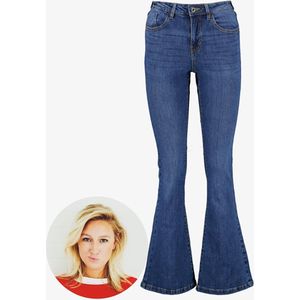 TwoDay dames flared jeans donkerblauw - Maat 34
