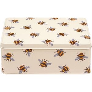 Emma Bridgewater - Bewaarblik Bumblebee - Hommel - Rechthoek - Blik - 20 x 15 x 8 cm