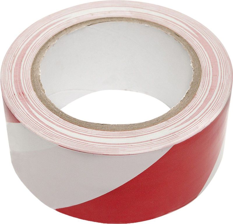 Deltafix - Vloermark.tape - Rood/Wit - 33m