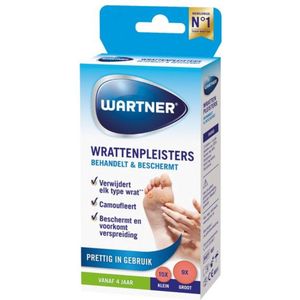 Wartner - Wrattenpleister - 24 Stuks - Medisch Hulpmiddel