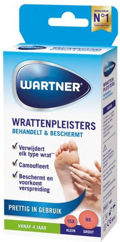 Wartner - Wrattenpleister - 24 Stuks - Medisch Hulpmiddel
