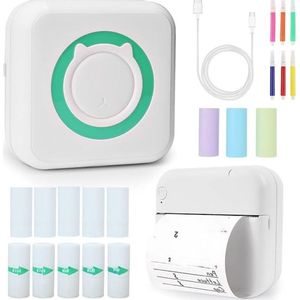 Zylo® Fotoprinter voor Smartphone - Fotoprinter - Polaroid Printer Smartphone - Groen - 4x5x6cm