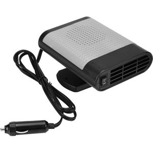 Heater - Autoventilatorkachel - Draagbare Elektrische Ruitverwarming - Zwartgrijs