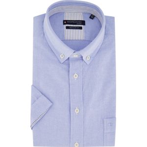 Giordano casual overhemd korte mouw lichtblauw