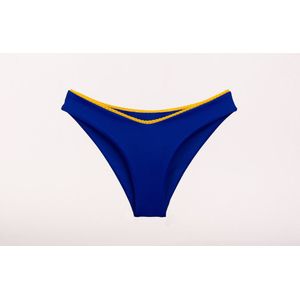 Prothese Bikini - CandyChic Bikini Broekje - Blauw/Geel - L