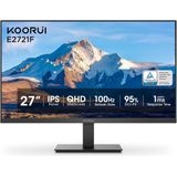 Koorui E2721F - LED-monitor - 27 inch - QHD IPS-scherm - HDMI en DisplayPort