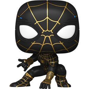 Funko Spider-Man (Black & Gold Suit) - Funko Pop! - Spider-Man: No Way Home Figuur  - 9cm