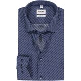 OLYMP Level Five Overhemd, body fit, New York Kent, Marineblauw