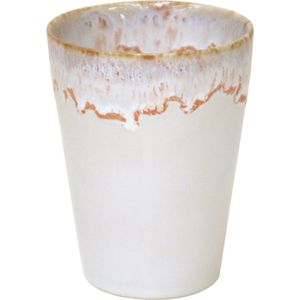 Set van 8 Costa Nova Casafina - servies - latte kopje - Grespresso wit. - aardewerk - H 12 cm