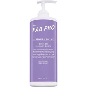 Evo fab pro platinum direct dye - Colorant Direct 1000ml