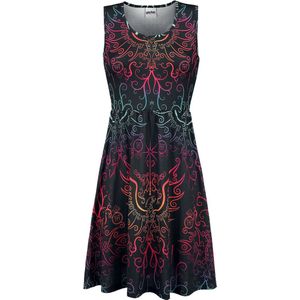 Harry Potter Phoenix Dames Medium-lengte jurk - meerkleurig - S