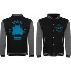 Pokemon-Collegiate Snorlax Jacke Black-L