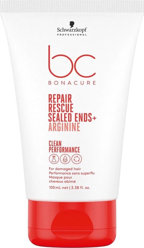 Schwarzkopf - BC Bonacure Rescue Sealed Ends - Haarbalsem - 30 ml - Voor Droog Haar