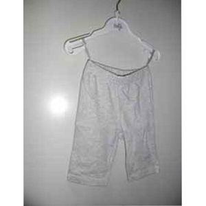 Feetje basis broekje effen lichtgrijs maat 44 (prematuur)