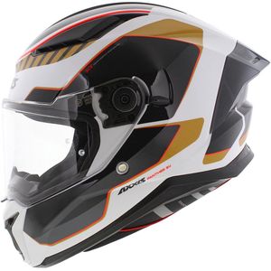 Axxis Panther SV integraal helm Gale A9 glans goud wit zwart L - Motor / Scooter / Brommer
