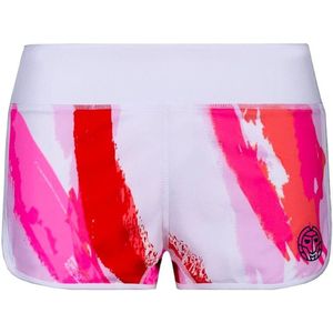 Bidi Badu Damen Shorts Hulda Tech 2 In 1 White/Red 93188 Rot/Weiß-M