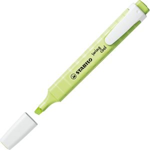 STABILO Swing Cool Pastel - Markeerstift - Perfect Voor Onderweg - Snufje Lime - Per Stuk