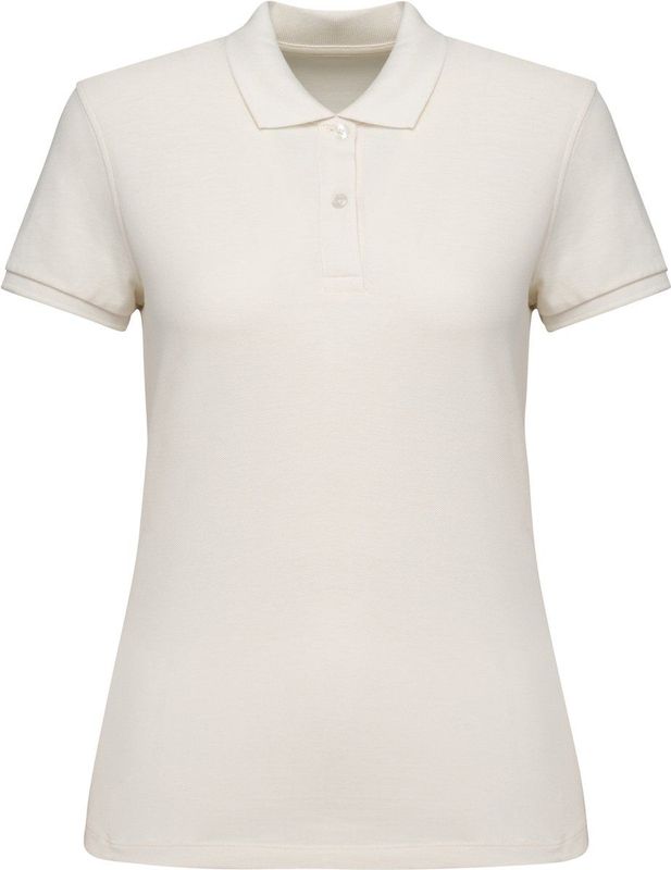 Native Spirit - Damespoloshirt - Gewassen Piqué - 100% Biologisch Katoen - Slim Fit