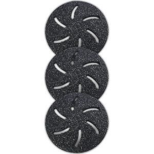 Set van 3 grove pads voor Rio PEDI3 eeltverwijderaar