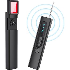 Gsedaox-Verborgen camera detector-Afluisterapparatuur-Verborgen Camera Opsporen-Oplaadbaar-Privacybescherming-Zwart