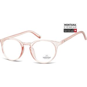 Montana Leesbril Hmr55 Roze/transparant Sterkte +3.50