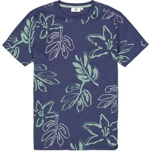 Garcia T-shirt T Shirt Met Print R41208 70 Marine Mannen Maat - XL
