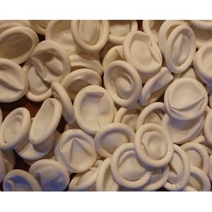 50x witte vingercondooms