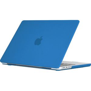 Mobigear Laptophoes geschikt voor Apple MacBook Pro 14 Inch (2021-2024) Hoes Hardshell Laptopcover MacBook Case | Mobigear Matte - Donkerblauw - Model A2442 / A2779 / A2918 / A2992 / A3401 / A3112