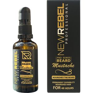 New Rebel Baardolie – Baardverzorging voor Korte & Lange Baarden – 50ml – Beard & Mustache Olie - Baardolie