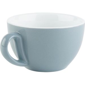 Cappuccino kop blauw - Ø 105 cm - hoogte 65 cm - 300 ml - keramiek - voor koffiebar - keukenaccessoires