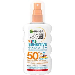 Garnier Ambre Solaire ZonnebrandSpray Kids, sensitive expert+, SPF 50+, 200 ml