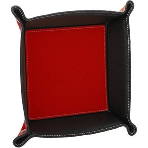 Gallantry - Organizer - Veganistisch Opbergbakje - Sleutelbakje - Opbergruimte bureau - Dienblad voor sleutels - Telefoon - Portemonnee - Make-Up opbergbakje - D. Rood