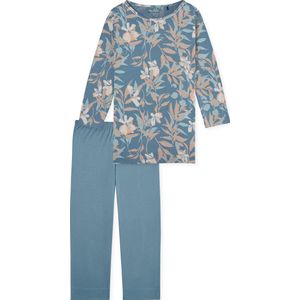 Schiesser Pyjama 3/4 broek - 913 Blue - maat 46 (46) - Dames Volwassenen - Katoen/Modal- 181236-913-46