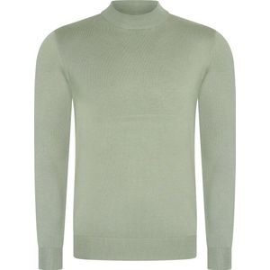 Mario Russo Turtle Neck - Trui Heren - Sweater Heren - Coltrui Heren - XL - Agave Groen