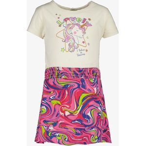 TwoDay meisjes jurk met unicorn print - Roze - Maat 92