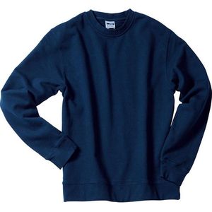 James and Nicholson Unisex Basic Sweatshirt (Marine)