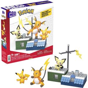 MEGA Pokémon Pikachu Evolutieset - Bouwspeelgoed