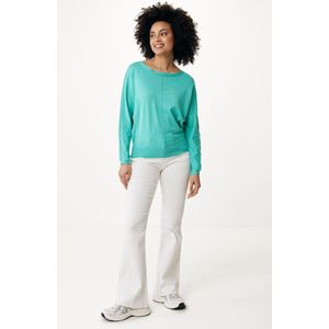 Mexx Boatneck Top Aqua Groen - Maat S