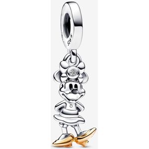 Fler® | Bedel | Past op populaire bedel armbanden (standaard-3mm) | armbandbedel | Iconische Muis met Gouden Schoentjes Bedel | Hangbedel Charm | 925 sterling zilver | Zirkonia | Goudkleurig | Vriendschap, Verjaardag, Cadeau | Valentijn kado