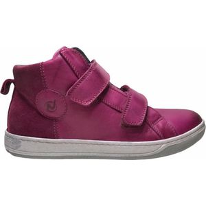 Naturino 2 velcro's cirkel lederen hoge sneakers Play fuxia mt 35
