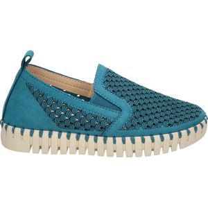 Ilse Jacobsen Tulip meisjes instapschoen - Turquoise - Maat 31