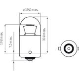 Lamp 6V-10W BA15S