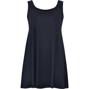 YOEK - Mila - Top - Nachtblauw - Mouwloos - Lange Pasvorm