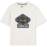 Timberland T60530 T-shirt Met Korte Mouwen Wit 4 Years Jongens