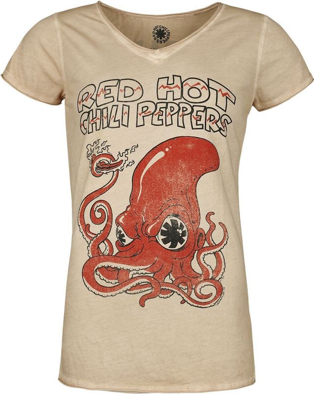 Red Hot Chili Peppers - Squid - T-shirt - Beige