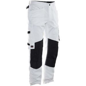 Jobman 2130 Painters' Trousers 65213011 - Wit/zwart - C44