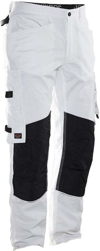 Jobman 2130 Painters' Trousers 65213011 - Wit/zwart - C44